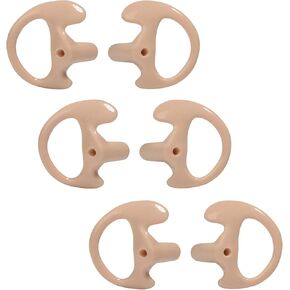 hys 9 أزواج لينة سيليكون براعم الأذن كبيرة مرنة الأذن إدراج قالب الأذن استبدال الصوتية أنبوب الأمن قطع الأذن / نصائح الأذن لجهاز الاتصال اللاسلكي لفائف أنبوب مراقبة سماعة الأذن لإنفاذ القانون in Kuwait