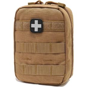 EMT Pouch MOLLE Ifak Pouch Tactical MOLLE Medical First Aid Kit Utility Pouch Red Carlebben