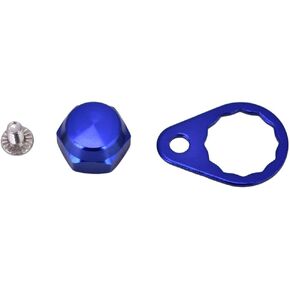Tbest Screw NutBearing Cover for Fishing Reel Left/Right Handle Knob Locking Plate DIY Fishing Accessory 4 Colors Selectable (Pack of 2)