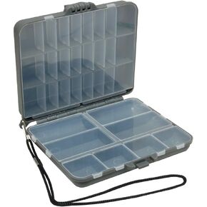 Plano Compact Side by Side Tackle Box,Gray/Clear in Kuwait