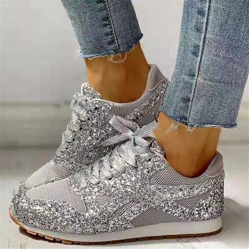 Ladmiple Shoes For Women Sneakers Trendy Lace ups Casual Walking Shoes Summer Fashion Slip On Platform Flats Loafers in Saudi Arabia