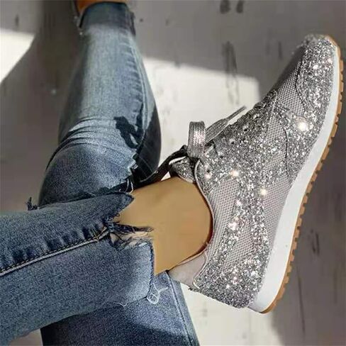 Ladmiple Shoes For Women Sneakers Trendy Lace ups Casual Walking Shoes Summer Fashion Slip On Platform Flats Loafers in Saudi Arabia