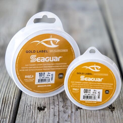 Seaguar Gold Label 100% Fluorocarbon Fishing Line, 10lb Break Strength, 50yds, Clear - 10GL50 in Saudi Arabia