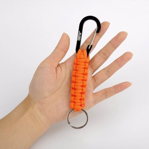EOTW Paracord Keychain for Men Women Paracord Carabiner Backpack Keychain with Aluminum Clip for Camping Hiking Outdoor Gear in Kuwait