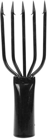 KOSDFOGE Fish Spear, 3 4 5 Prong Fishing Harpoon Stainless Steel Fishing Fork for Hunting Fish Frog in Pond River Lake etc. Capable for Fishing Pole in Kuwait
