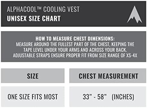 Alphacool Frosty Mesh Ice Vest with Replacement Ice Packs in Saudi Arabia