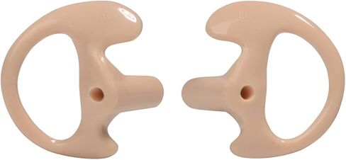 HYS Soft Larger Earmold Replacement Ear Pieces Flexible Open Ear Insert Ear Buds for Walkie Talkie 2 Way Radio Transparent Air Acoustic earpiece Headset in Kuwait