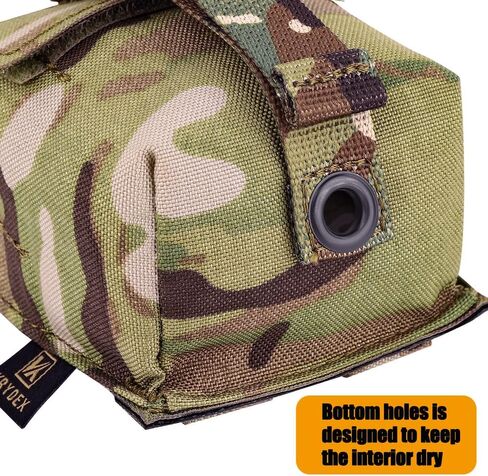 KRYDEX Tactical Molle Single Frag Grenade Pouch Small Tool Bag for Duty Belt MOLLE Vest and Backpack in Kuwait
