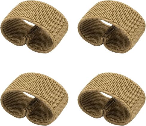 TACNEX 1" Wide Straps/Belt Keepers Elastic Military Webbing Holder Tactical Belt Loop Stays Backpack/Harness Strap/Sling Retainer Band Organizers in Kuwait