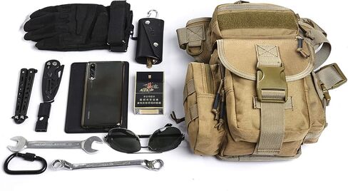 ANTARCTICA Waterproof Military Tactical Drop Leg Pouch Bag Type B Cross Over Leg Rig Outdoor Bike Cycling Hiking Thigh Bag in Kuwait