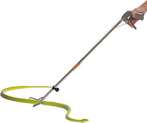 Gemer Snake Tong، أداة التعامل مع الأفعى القابلة للطي من الفولاذ المقاوم للصدأ للصيد in Kuwait