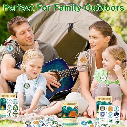 168 حزمة من الرقع الطاردة للبعوض للأطفال، ملصقات سيترونيلا للتخييم الطبيعية خالية من DEET للبالغين في الأماكن المغلقة والخارجية in Kuwait