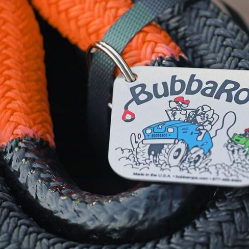 مجموعة Bubba Rope Sidewinder Xtreme موديل 176653RD للطرق الوعرة، مجموعة حركية قابلة للتمدد 5/8 × 20 قدم، حبل استرداد بقوة كسر تصل إلى 14000 رطل. باللون الأحمر/الأسود in Kuwait