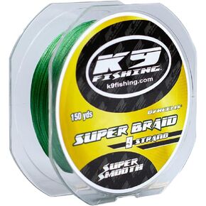 K9 Fishing 9 Strand Braid 150yd (60lb, Green) in Saudi Arabia