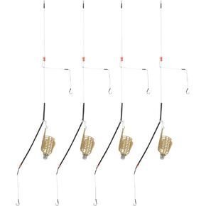 Vbest life Portable Fishing Bait Cage, 4PCS Lightweight Portable Fishing Lure Bait Trap Basket Feeder Fish Tackle Accessories(30G) in Kuwait