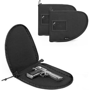 DSLEAF 2-Pack Handgun Case, Soft Pistol Rug with Thick Velvet Lining for Hunting Shooting Range Sports in Kuwait
