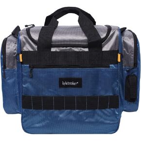 Kylebooker Fishing Tackle Bag Medium Fishing Gear Storage Bags Portable Fishing Organizer Shoulder Satchel (Black)… in Saudi Arabia