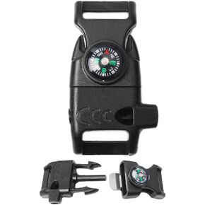 Paracord Buckle with Whistle Compass, Side Release Plastic Buckles for Paracord Bracelet in Saudi Arabia