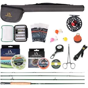 M MAXIMUMCATCH Maxcatch Premier Fly Fishing Rod and Reel Combo Complete 9' Fishing Outfit in Saudi Arabia
