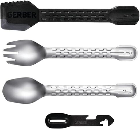 Gerber Gear Devour Multi-Fork - Camp Eating Tool and Multi-Tool - EDC Gear and Equipment - Titanium in Kuwait