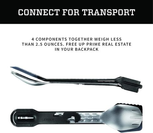 Gerber Gear Devour Multi-Fork - Camp Eating Tool and Multi-Tool - EDC Gear and Equipment - Titanium in Kuwait