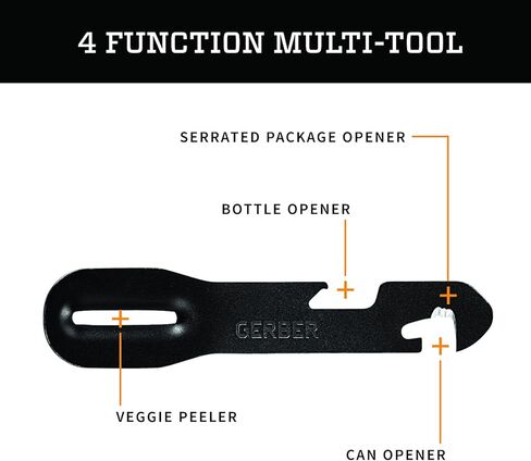 Gerber Gear Devour Multi-Fork - Camp Eating Tool and Multi-Tool - EDC Gear and Equipment - Titanium in Kuwait