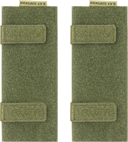 Molle Hook and Loop Panel Tactical Morale Patches Board Even Number Gear Attachment (Coyote Brown, 7.5 x 3 in, 2 Pieces) in Kuwait