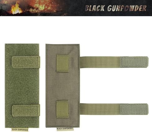 Molle Hook and Loop Panel Tactical Morale Patches Board Even Number Gear Attachment (Coyote Brown, 7.5 x 3 in, 2 Pieces) in Kuwait