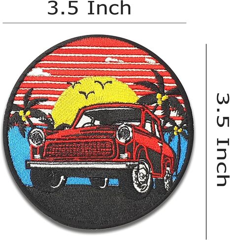 Adventure Explore The World - Offroad Patch - Outdoor Patch - Embroidered Patch - Hook and Loop Patch - Patch for Backpacks, Hats, Jackets, Vest - Patches for Clothes, Backpack Accessories in Saudi Arabia