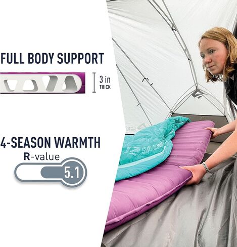 وسادة نوم إسفنجية ذاتية النفخ من Sea to Summit Comfort Plus للتخييم in Saudi Arabia