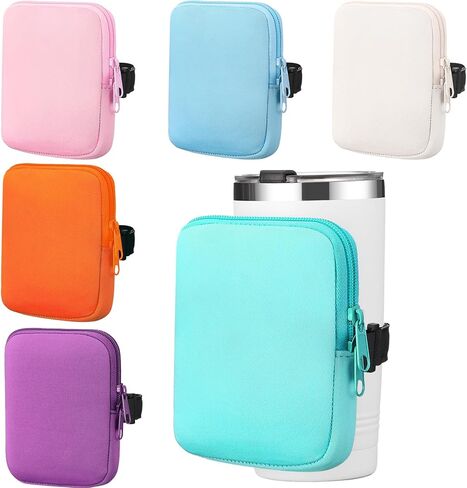 بوكون 6 قطع من زجاجات المياه، حقيبة بهلوان متوافقة مع مغامرة ستانلي كوينشر 40 أونصة، تدفق الجليد 20 أو 30 أونصة، ملحقات صالة الألعاب الرياضية للنساء والرجال، علبة محمولة لمفتاح البطاقة، 6 ألوان in Kuwait