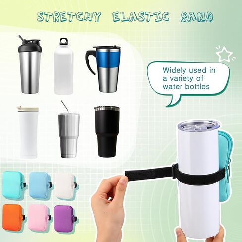 بوكون 6 قطع من زجاجات المياه، حقيبة بهلوان متوافقة مع مغامرة ستانلي كوينشر 40 أونصة، تدفق الجليد 20 أو 30 أونصة، ملحقات صالة الألعاب الرياضية للنساء والرجال، علبة محمولة لمفتاح البطاقة، 6 ألوان in Kuwait