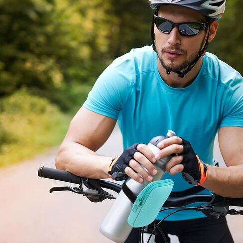 بوكون 6 قطع من زجاجات المياه، حقيبة بهلوان متوافقة مع مغامرة ستانلي كوينشر 40 أونصة، تدفق الجليد 20 أو 30 أونصة، ملحقات صالة الألعاب الرياضية للنساء والرجال، علبة محمولة لمفتاح البطاقة، 6 ألوان in Kuwait