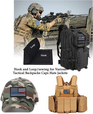 2 PCS AliPlus America Flag Patches Standard and Reverse Embroidered Tactical Morale Patch Hook and Loop(Black Flag Patch) in Saudi Arabia