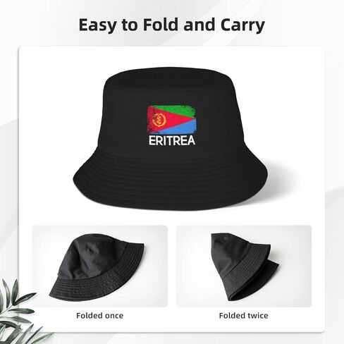 Greece Flag Heart Bucket Hat, Summer Beach Sun Hat, Bucket Hat for Women Men Packable Fisherman hat in Kuwait