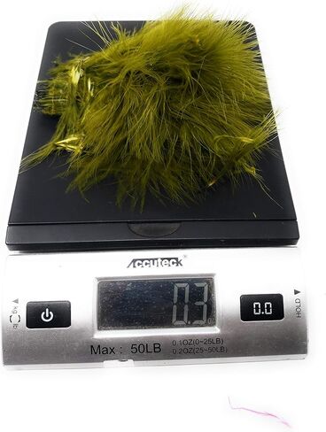 Creative Angler Strung Marabou Bird Feathers for Tying Fly Fishing Flies - Fly Tying Accessories - Perfect Choice for Tail & Wings and Easy to Tie On The Lure in Saudi Arabia