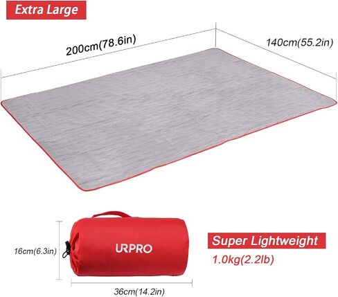 Waterproof Warm Fleece Outdoor Blanket Extra Large Lightweight Portable with Carry Bag for Stadium, Picnic, Camping, Beach, Dogs, Sofa in Saudi Arabia
