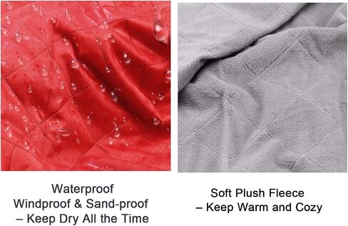 Waterproof Warm Fleece Outdoor Blanket Extra Large Lightweight Portable with Carry Bag for Stadium, Picnic, Camping, Beach, Dogs, Sofa in Saudi Arabia