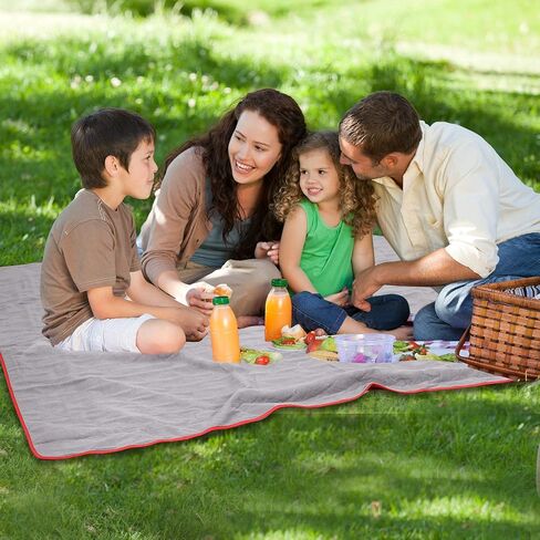 Waterproof Warm Fleece Outdoor Blanket Extra Large Lightweight Portable with Carry Bag for Stadium, Picnic, Camping, Beach, Dogs, Sofa in Saudi Arabia