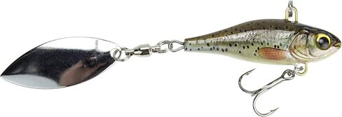 LUNKERHUNT | Spinner baits for Bass Fishing | Tail Spinner Lure, Unique Blade Baits for Bass, Trout Lures | Hard Metal Tail Spinnerbait with Sharp Blade Bait for Explosive Strikes in Kuwait