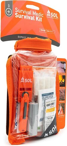 S.O.L. Survival Medic in Dry Bag in Saudi Arabia