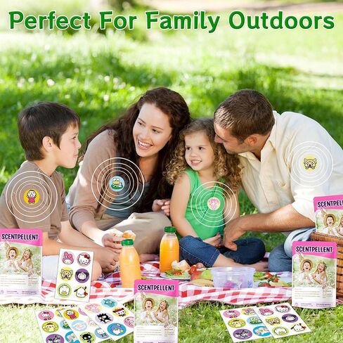 168 حزمة من الرقع الطاردة للبعوض كاواي للأطفال، ملصقات السترونيلا الطبيعية الخالية من DEET للبالغين in Kuwait