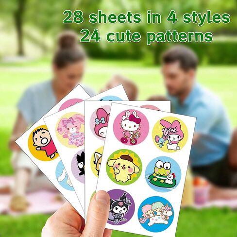 168 حزمة من الرقع الطاردة للبعوض كاواي للأطفال، ملصقات السترونيلا الطبيعية الخالية من DEET للبالغين in Kuwait