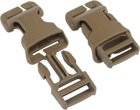 2pcs 2.5CM QASM Quick Attach Surface Mount Buckle Tactical Mil-spec MOLLE PALS Webbing Hunting Vest Modular Attachment Point in Kuwait