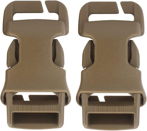2pcs 2.5CM QASM Quick Attach Surface Mount Buckle Tactical Mil-spec MOLLE PALS Webbing Hunting Vest Modular Attachment Point in Kuwait