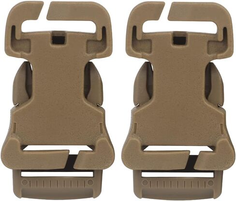 2pcs 2.5CM QASM Quick Attach Surface Mount Buckle Tactical Mil-spec MOLLE PALS Webbing Hunting Vest Modular Attachment Point in Kuwait