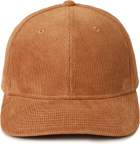 MIRMARU Classic Corduroy Cotton Baseball Caps Vintage Low Profile Dad Hat with Adjustable Strap with Brass Buckle in Kuwait