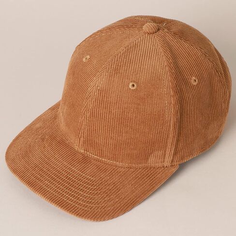 MIRMARU Classic Corduroy Cotton Baseball Caps Vintage Low Profile Dad Hat with Adjustable Strap with Brass Buckle in Kuwait