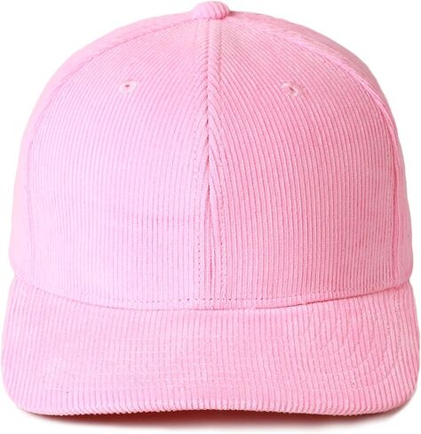 MIRMARU Classic Corduroy Cotton Baseball Caps Vintage Low Profile Dad Hat with Adjustable Strap with Brass Buckle in Kuwait