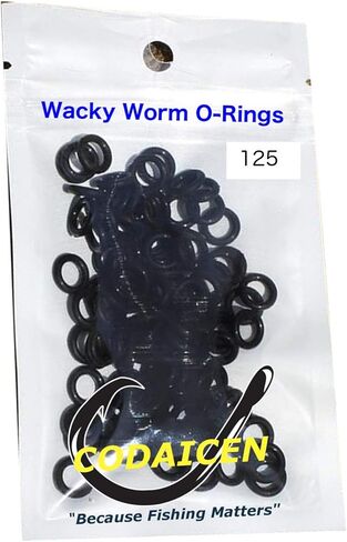 Wacky Rig Worm Fishing Tool Kit - Wacky Rig Tool, 125 Wacky Worm O-Rings, 10 Weedless Fishing Hooks and 6 Senko Style Salted Worms Stick Bait for Bass Fishing in Kuwait